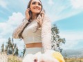 Hermosa el día de su matrimonio civil @paorivera._ falta poco para el gran día 👰🏻