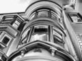 Black and White Tubular Building- Victorian Architecture