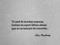 Posted @withregram • @ericmartinez.96 Todavía me amas? -me preguntaste una vez. Te amé de muchas maneras -te respondí. Te amé esa primera vez que te conocí y te tuve frente a frente, en ese primer beso que me diste  afuera de mi casa siendo las once de la noche. Te amé cuando hicimos el amor por primera vez en tu cama, cuando me desnudabas antes de quitarme la ropa que traía puesta, cuando me dejabas con la cabeza volando y los poros de la piel toda erizada. Te amé en cada saludo que me dejabas por las mañanas y en cada llamada que me hacías por las noches antes de irme a dormir. Te amé cuando te ponías triste, cuando te enojabas de la nada, cuando nadie te entendía, cuando no me dejabas estar y yo igual me quedaba. Te amé en un desayuno, en un almuerzo y en una cena juntos, en tu casa o en la mía. Te amé cuanto te ibas y yo te buscaba, cuando te encontraba y sabía que me necesitabas. Te amé cuando ya no nos entendíamos, cuando llorabas y yo te calmaba aunque mi corazón llevara un tormenta más grande que la tuya. Te amé en esa última vez que te vi, con tu mirada perdida y puesta en otro lado, con tus palabras que me lastimaron y con ese abrazo que quise darte pero que nunca se terminó de concretar. Te amé como no había amado a nadie -te dije. Y con una sonrisa sincera, con el corazón tranquilo y  un abrazo grande que nos había quedado pendiente me despedí de vos y  me volví a casa en paz...🍀 . . . . ⏭️Y si te nace podés leer un poquito de lo que escribo, y también seguirme.✍️ . . . © Eric Martínez 2020⏺️ . .  #Sólotextos #muchasreflexiones  #reflexiones #instafrases #ella #vida #besos #escribir #frasesdeamor #instagood #citas #poemasdeamor #love #frasesvip #parapensar #frasesdiarias #relaciones #pensamientospositivos #dichos #textospoe #sentimientos #amoleer #escritores #versos #poemas #parejas #noche #amor #tefuistedeaqui #tesigoextrañando😢