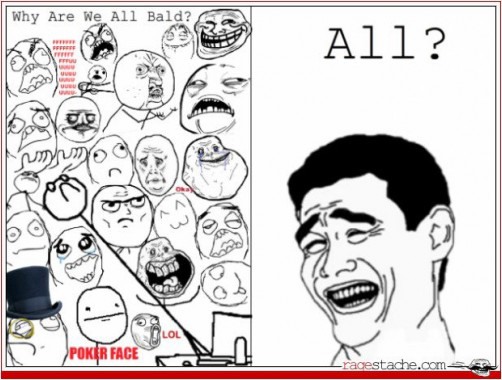 All Rage Comic Characters Bald? | RedGage