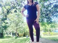 Les comparto que llegue a mi Pantalon meta 💃🏽💃🏽💃🏽😂😂😂 este me lo regalo mi esposo antes de la pandemia cuando pesaba 54kg... Durante la pandemia inicie una premenopausia y subí 16 kg a pesar de mis cuidados en alimentación. Ya tengo controlados 10kg menos aún peso 60kg pero mi cuerpo está acomodándose cada vez más y mejor 💃🏽💃🏽💃🏽😂 y vamos por más ❤️