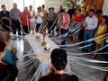 Oración frente a mi amado Parroquia San Antonio de Padua. Pital de San Carlos