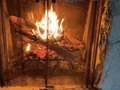 It’s freezing outside… fireplace time, I love it!! #wichitafallstexas #fireplace #familytime