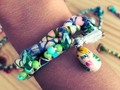 Mis pulseras Matroshkas, empezar la semana llena de color! #handmade #hechoamano #color #arte #art #hacedoradecolor #pulseras #bracelets
