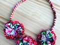 Flores de domingo! #collar #necklace #joyeriatextil #hacedoradecolor #color #handmadejewelry #joyeriaartesanal #hechoamano #handmade #ecofashion #modaeco #sustainablefashion #modasustentable