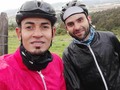 Dándole al entrenamiento sufriendo con el profe. @juan_galeano_92  Y estrenando stikers gracias a  @gotrainingcolombia  @tourmaletcycling  #mtblove  #mtb  #ciclismo