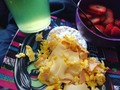 #breakfast #wheatgrass #eggs #chia #turkeyham #strowberry #fit #fitfood #shehulk #healthyfood #healthybreakfast