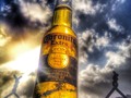 #atardecer en #colon #costaarriba #cerveza #corona bien #fria con #pescado estilo #caribeño #langosta #arrozconcoco #fufu #sopa #rondon en #juangallego en #laguaira #islagrande #pa #verano #cervezacorona #fotografia con #filtros