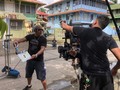 En #filmacion #siemprelisto #onset #shooting #filmmaker #panama #🇵🇦 #style #filmshooter #mentepositivamente #cuandotocatoca #nopainnogain #workandfun con un #crew de #warriors #feelyourpassion #photography and #films