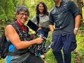 En la #aventura en la #jungla #siemprelisto #onset #shooting #filmmaker #panama #🇵🇦 #style #workandfun #mentepositiva con @sara.__miranda y @oscarjimenez1a en la #selva #adventurefilm #photography and #films