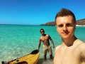 De paseo por balandra con el amigo polaco @oh__paul le encantó balandra 🇲🇽 🇲🇨 #beach #beachlife #beachday #travel #traveler #turistando