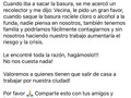 Por ellos también...