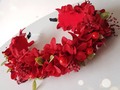 Rojo Amor ❤🌷🍒🍓 #pedidosespeciales❤❣  #coronasunicas#diseñamosparati #hechoconamor 💋