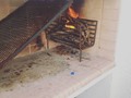 Por fin pude prender este fuego de mierda una 1 estuve jajaja