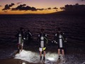 First night dive with my boys