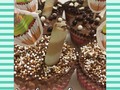 Cupcakes de Vainilla rellenos y cubiertos de Nutella 🍫  #madeincakes #cupcakes #nutella #chocolate #postre #chef