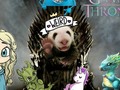 El Panda será el Rey de los 7 reinos #reirtesana #piezascreativas #madeleinecasmo #larisasana