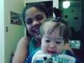 Mi hermana Kednopolis jugando con mi cabello cuando yo estaba bebé jajaja  #creciendocondani  #sindromededowncostarica  #serdistintoesnormal (en Alajuelita, San Jose, Costa Rica)