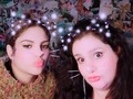 Kedna y yo vacilando con los filtros AR del Huawei.  *  *  Sin divinos por mí me tomaría todas las fotos con ellos.  *  *  #madeleinecasmo  #madeleinecasmopics (en Alajuelita, San Jose, Costa Rica)