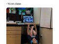 Mi hija en clases virtuales 🤣😂🤣😂🤣  *  *  #larisasana (en Alajuelita, San Jose, Costa Rica)