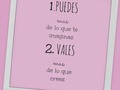 Nunca lo olvides.  1.- Puedes más de lo que imaginas.  2.- Vales más de lo que crees.  *  #madeleinecasmo  #miresiliencia (en Costa Rica)