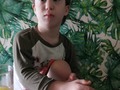 Alguien tiene mucho sueñito.  *  #creciendocondani (en Playa Jacó C.R.)