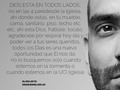 Analizando la situación del coronavirus, es igual igual que los religiosos, se propagan rápido y matan la relación de las personas con Dios a 4 paredes de una uci llamada iglesia pegados a un solo tratamiento sin conocimiento solo aplicando lo que les funciona en su virus... DIOS ESTA EN TODOS LADOS, no en las 4 paredes de la iglesia, ahi donde estas, en tu mueble, cama, sanitario, piso, techo etc etc, ahi esta Dios, hablale, tocalo, agradecele por respirar hoy día y poder ver a tus seres queridos, todos los Dias es una nueva oportunidad que El nos da, no lo busquemos solo cuando estemos en la tormenta o .cuando estemos en la UCI (iglesia