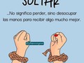 A veces perdiendo o soltando, también se gana, porque lo más importante es el aprendizaje de cada experiencia y que te sientas en paz, tranquilo y feliz!! Suelta!! #almaeterna