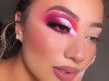 Resultado clase online con esta belleza 💜🧡💖 @katherinemakeup21 💄