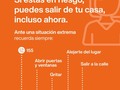 El aislamiento social ha aumentado el riesgo de mujeres y niñxs que viven violencia dentro de sus hogares. Si necesitas denunciar o solicitar ayuda inmediata, comunícate con el 155, Línea de orientación a la víctima de violencia. Es Gratuita y funciona las 24 hs. #CadaPersonaImporta #AisladasNoSolas