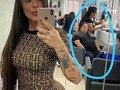 Que será lo qué pasa a esta mujer? Seguro le tiene envidia porque tiene un iPhone y ella usa Galaxy
