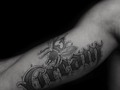 C R E A M realizado por AREX . #tattoo #letteringtattoo #tatuajeletras
