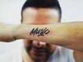 M U S I C  Lenguaje universal  Letras realizadas en ManshaInk por Shamo8.  Ven visítanos y juntos hacemos un diseño único para ti