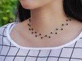 Collar Black ❤️ 😍 Luce radiante con este nuevo diseño, combina con cualquier look 🖤💕 . . . #tiendadeaccesorios #collares #nuevacoleccion #popayánco #collaresplateados #accesoriosmujeres #tendencias