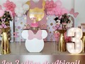 Detalles de los hermosos 3 Años de Abigail....  A nuestra pequeña y querida sobrina, le deseamos como siempre salud y felicidad...  Minnie Mouse Rosado Pink, Party...  @amisan10