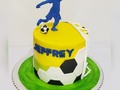 Futbol Cake,  Para un super fans de Brasil...