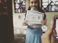 Cuan orgullosos nos haces mi niña, primer puesto, siempre la mejor! Dios siga cosechando triunfos en ti mi amor. TE AMO!