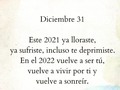 Ahora a voltear página y hacer un nuevo capítulo.