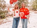 Galentine's Or Momlentine's? Who cares. She is my Favorite Girl in the world. Mommy.👩‍👧👭🏼 #likemotherlikedaughter . . HAPPY Galentine's 😍 . . Sweaters: @sheinofficial . Code: SVD703 (Extra 15% off any purchase) . #SHEINgals