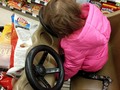 My grocery helper is asleep at the wheel. #fatherhood #Winnipeg #ToBeADad #littlelardner