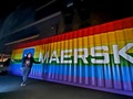 Be a Rainbow in someone else's cloud!! 🌈 . . . . . . #rainbow #happy #Maersk #pride #sealand #alltheway #blue #colors #vamosjuntos
