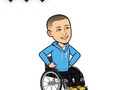 Por fin un emoji que me indentifica. Gracias Bitmoji por la inclusión de las personas con diversidad funcional.