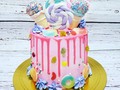 Lolipop Drip Cake .. torta de cookies and cream. @marycaya_cakes cake Designers  PEDIDOS POR WSP AL 📲📱 3002176452 . . #handmadebakery #lolipopcake #lolipopdripcake #cartagenabakery #reposteriacreativa #reposteriacartagena #homemadebakery #tortastematicas #tortasencartagena #tortaspersonalizadascartagena #mujeresredme
