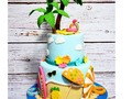 Pool party 🍍Birthday celebration Valerie & Diego. Torta tropical fiesta playera. Decoracion by @partytimebykg @kristelgodinu  Cake designer @marycaya_cakes @maryclauramirez . . #poolpartycake #poolpartytheme #tropicalchic #tropicalparty #cartagenabakery #reposteriacreativa #reposteríacartagena #tortastematicas #tortasencartagena #tortaspersonalizadas #redmeinspira #gumpaste #fondantcake #fondantart #bakingdreams #naranjaconsemillasdeamapola #luxurycakes #cakepops #minnibrownie #popsicles