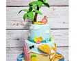 Pool party 🍍Birthday celebration Valerie & Diego. Torta tropical fiesta playera. Decoracion by @partytimebykg @kristelgodinu  Cake designer @marycaya_cakes @maryclauramirez . . #poolpartycake #poolpartytheme #tropicalchic #tropicalparty #cartagenabakery #reposteriacreativa #reposteríacartagena #tortastematicas #tortasencartagena #tortaspersonalizadas #redmeinspira #gumpaste #fondantcake #fondantart #bakingdreams #naranjaconsemillasdeamapola #luxurycakes #cakepops #minnibrownie #popsicles