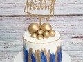 Luxury cake golden blue. Hermosa torta sorpresa. Amamos ser cómplices complacer y consentir a nuestros clientes .. en sus locas ideas. @marycaya_cakes cakedesigners  #marycayacakestyle .  #luxurybirthdaycake #marycaya_cakes #buttercreamcakes #cartagenabakery #reposteriacreativa #reposteríacartagena #tortastematicas #tortasencartagena #tortaspersonalizadas #gumpaste #fondantcake #fondantart #bakingdreams #naranjaconsemillasdeamapola