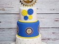 90 años del @club_rotario_de_cartagena  @marycaya_cakes presente en los eventos importantes de nuestra comunidad. . . #rotary #rotaryclub #rotarycake #cartagenabakery #reposteriacreativa #reposteríacartagena #tortastematicas #tortasencartagena #tortaspersonalizadas #redmeinspira #gumpaste #fondantcake #fondantart #bakingdreams #naranjaconsemillasdeamapola #luxurycakes