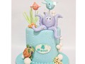 Un tierno mundo Marino para Sebastián en su cumple mes N⁰ 4. Gracias @kristelgodin_eventplanner por la confianza.  #mundomarino #babycake #babyseaworld #seaworldcake #cartagenabakery #reposteriacreativa #reposteríacartagena #tortastematicas #tortasencartagena #tortaspersonalizadas #gumpaste #fondantcake #fondantart #bakingdreams #cakeart #cakeartdesign #cakeartist #marycayacakestyle #marycayacake