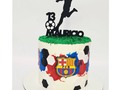 Visca el Barça!!  Para un verdadero fanático del Fútbol y del Barcelona.. esta espectacular torta de su sabor favorito !! #tortadechocola . #barzacake #barca #barça #cartagenabakery #reposteriacreativa #reposteríacartagena #tortastematicas #tortasencartagena #tortaspersonalizadas #gumpaste #bakingdreams #tortadechocolate #cakeforlife #cakeart #cakeartdesig #cakeartistry