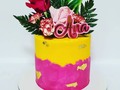 Tropical chic Cake !! Torta tropical al .mejor estilo #marycaya_cakes #marycayacakestyle  Diseño Original @marycaya_cakes . . #tropicalchic #tropicalchicacake #tortatropical #cartagenabakery #reposteriacreativa #reposteríacartagena #tortastematicas #tortasencartagena #tortaspersonalizadas #gumpaste #fondantcake #fondantart #bakingdreams #naranjaconsemillasdeamapola #signaturestyle #cakeforlife #floresnaturales #modermcakecakes